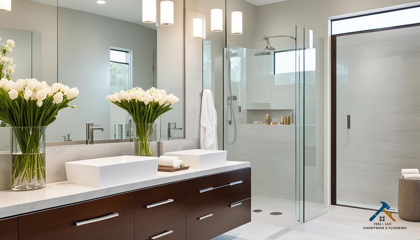 Best Cabinetry Installers in Utah County & Provo Cabinetry of a Utah County home installed in the bathroom. Contact FIXI LLC, woman owned company providing the best cabinetry installation services in Utah County and Salt Lake County...