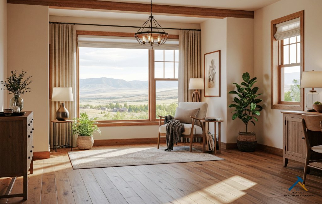 FIXI LLC Mapleton Utah Interior Design Women-Owned Elegant interior design by FIXI LLC, a women-owned business in Mapleton Utah, showcasing expert remodeling and personalized home services.